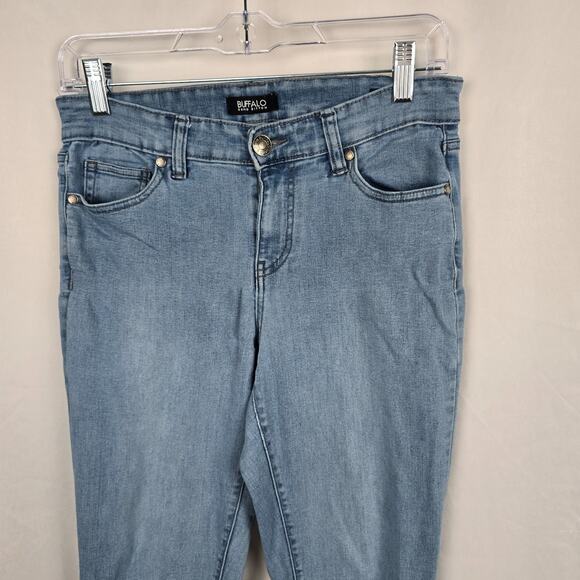 Buffalo David Bitton Aubrey Jeans Women's 4 / 27 Blue Mid Rise Super Soft Grazer - Picture 3 of 16
